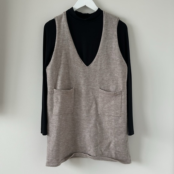 Target A New Day Mock Neck Black Bodysuit Long Sleeve Tight Top Casual Basic - Picture 9 of 9